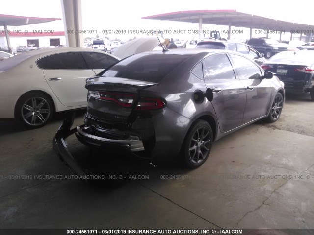 1C3CDFFA2GD796732 - 2016 DODGE DART SXT SPORT GRAY photo 4