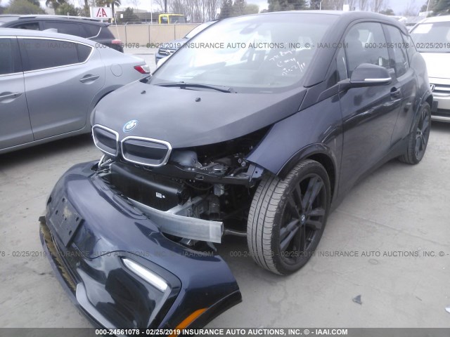 WBY7Z6C53JVB96925 - 2018 BMW I3 BEV/S GRAY photo 2