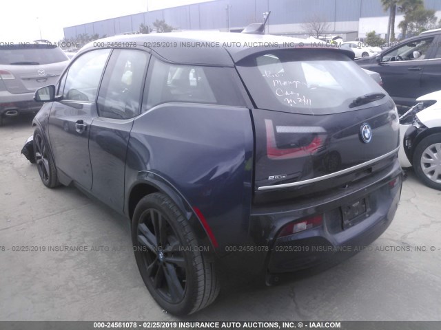 WBY7Z6C53JVB96925 - 2018 BMW I3 BEV/S GRAY photo 3