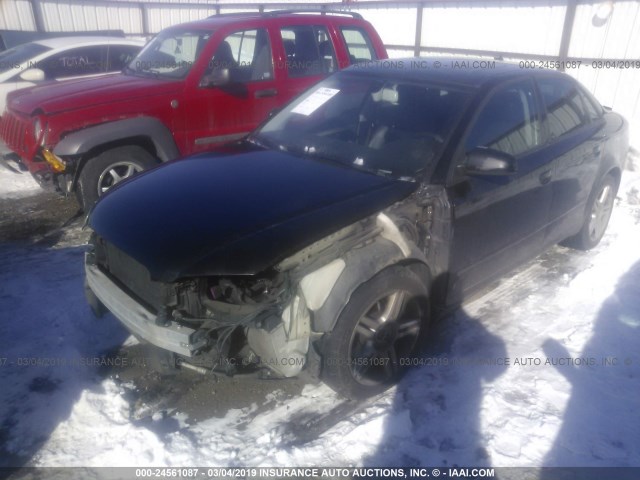 WAUAF78E67A059731 - 2007 AUDI A4 2/TURBO BLACK photo 2