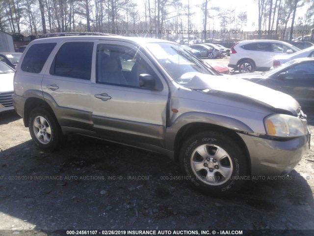 4F2CU081X1KM30607 - 2001 MAZDA TRIBUTE LX/ES GOLD photo 1