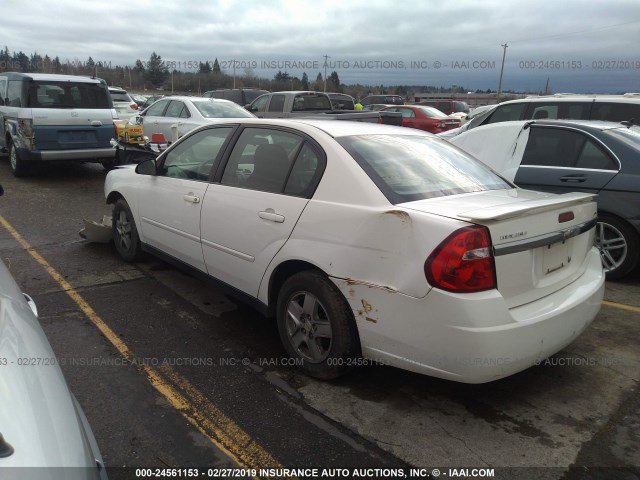 1G1ZT528X5F292977 - 2005 CHEVROLET MALIBU LS WHITE photo 3