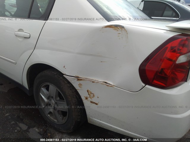 1G1ZT528X5F292977 - 2005 CHEVROLET MALIBU LS WHITE photo 6