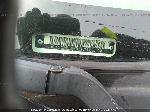 1G1ZT528X5F292977 - 2005 CHEVROLET MALIBU LS WHITE photo 9