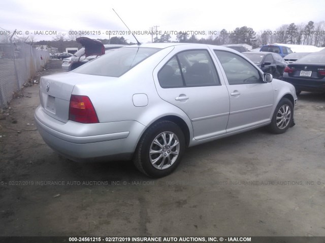 3VWRK69M23M055509 - 2003 VOLKSWAGEN JETTA GL SILVER photo 4