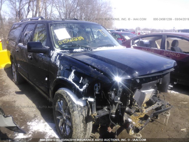 1FMJK2AT9HEA64714 - 2017 FORD EXPEDITION EL LIMITED შავი ფოტო 1