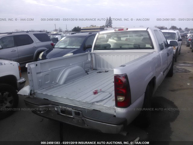 1GCEC19V53Z285263 - 2003 CHEVROLET SILVERADO C1500 WHITE photo 4