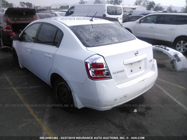 3N1AB61E37L718153 - 2007 NISSAN SENTRA 2.0/2.0S/2.0SL WHITE photo 3