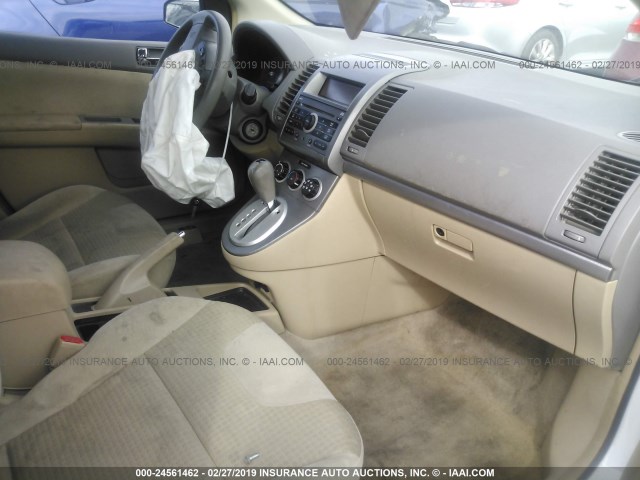 3N1AB61E37L718153 - 2007 NISSAN SENTRA 2.0/2.0S/2.0SL WHITE photo 5