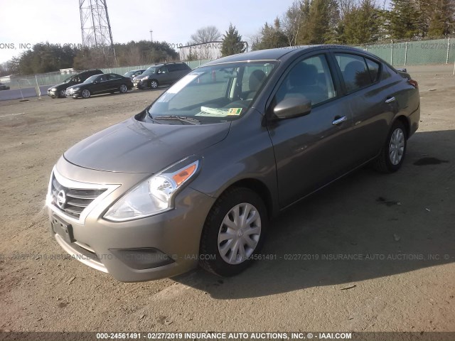 3N1CN7AP2GL865135 - 2016 NISSAN VERSA S/S PLUS/SV/SL TAN photo 2