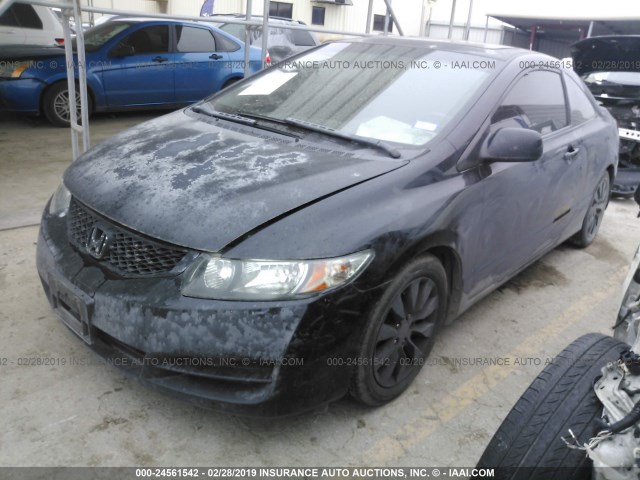 2HGFG1B97AH533579 - 2010 HONDA CIVIC EXL BLACK photo 2