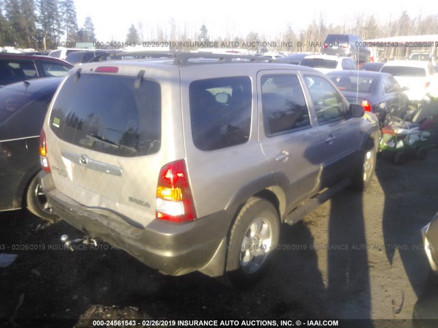 4F2YU09192KM49218 - 2002 MAZDA TRIBUTE LX/ES SILVER photo 4