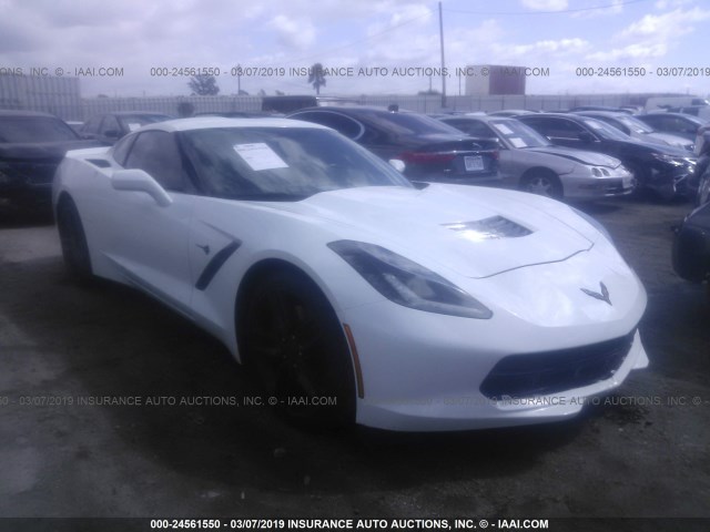 1G1YH2D7XH5102573 - 2017 CHEVROLET CORVETTE STINGRAY/1LT/Z51 WHITE photo 1