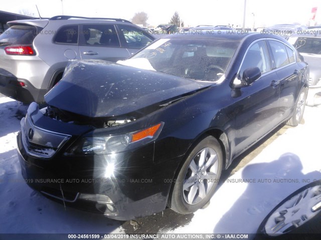 19UUA8F59EA002848 - 2014 ACURA TL TECH BLACK photo 2