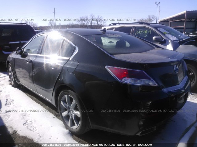 19UUA8F59EA002848 - 2014 ACURA TL TECH BLACK photo 3