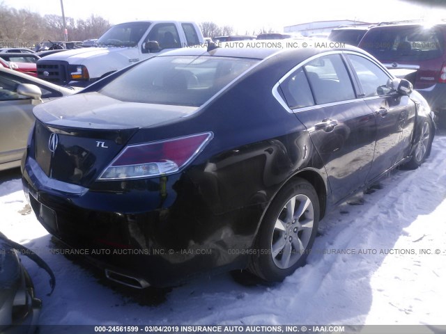 19UUA8F59EA002848 - 2014 ACURA TL TECH BLACK photo 4