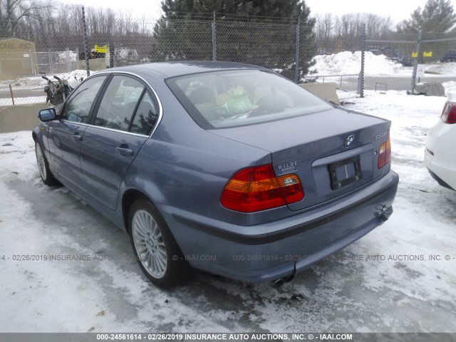 WBAEW53413PG23199 - 2003 BMW 330 XI SILVER photo 3