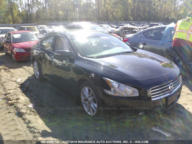 1N4AA5AP7BC857904 - 2011 NISSAN MAXIMA S/SV BLACK photo 1