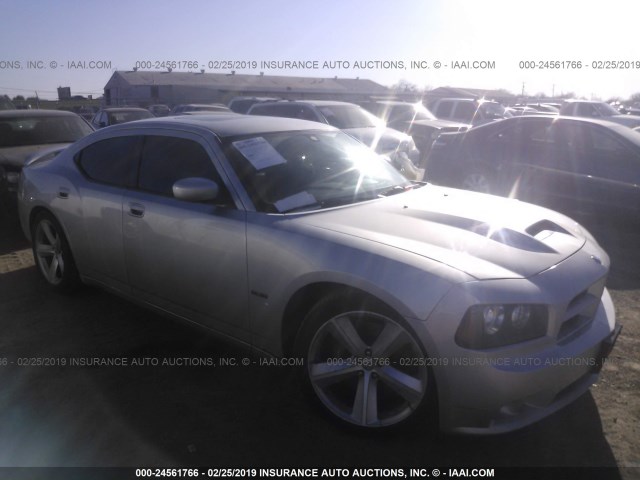 2B3CA7CW4AH158617 - 2010 DODGE CHARGER SRT-8 SILVER photo 1