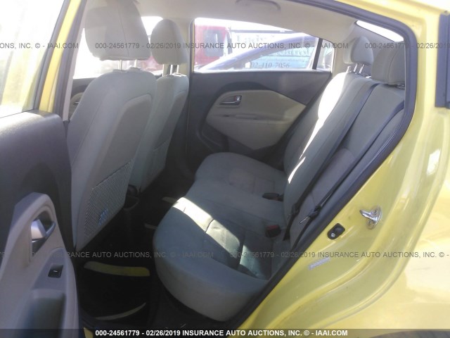 KNADM4A3XG6594719 - 2016 KIA RIO LX YELLOW photo 8