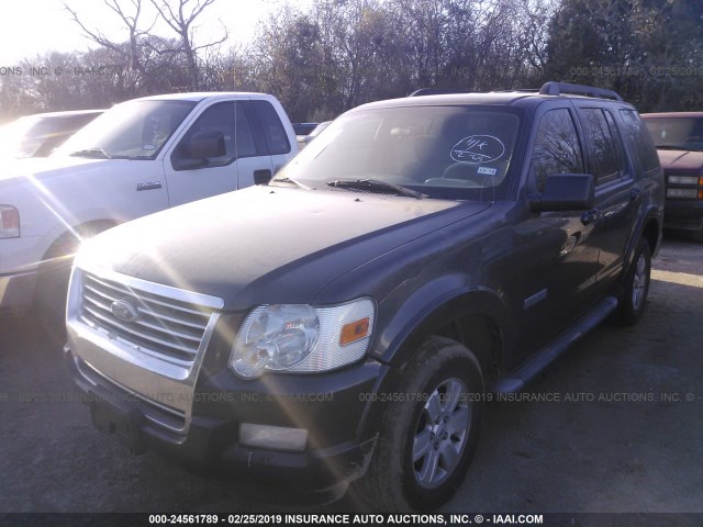 1FMEU73E37UB08721 - 2007 FORD EXPLORER XLT GRAY photo 2