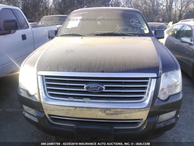 1FMEU73E37UB08721 - 2007 FORD EXPLORER XLT GRAY photo 6