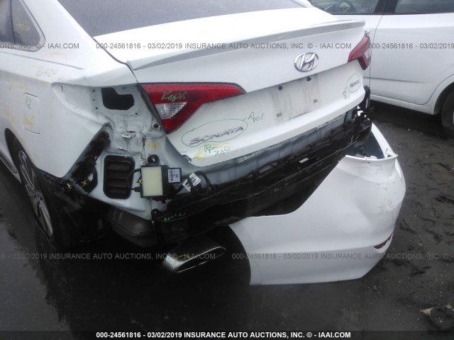 5NPE34AF4FH201886 - 2015 HYUNDAI SONATA SPORT/LIMITED WHITE photo 6