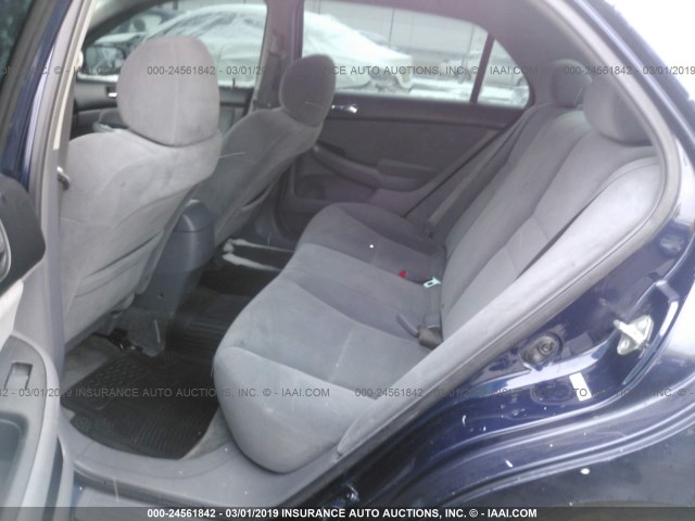 1HGCM56166A048282 - 2006 HONDA ACCORD VALUE BLUE photo 8