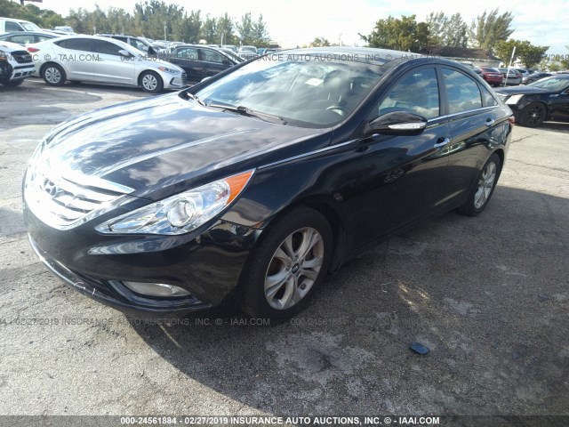 5NPEC4ACXCH388214 - 2012 HYUNDAI SONATA SE/LIMITED BLACK photo 2