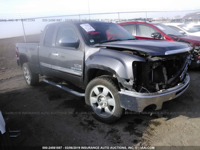 1GTR1VE05BZ318429 - 2011 GMC SIERRA C1500 SLE GRAY photo 1