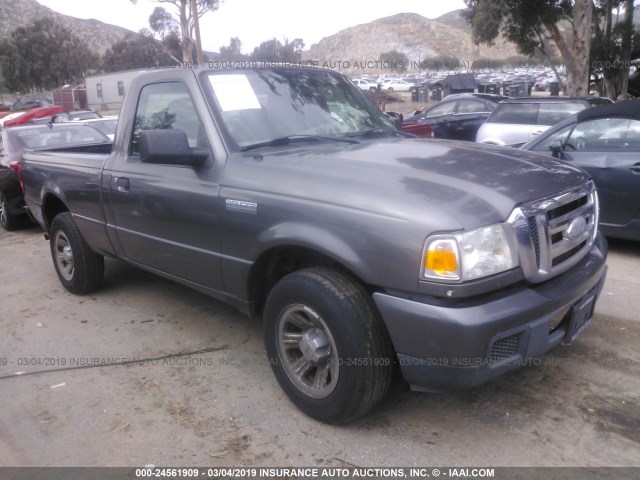 1FTYR10D37PA08533 - 2007 FORD RANGER GRAY photo 1