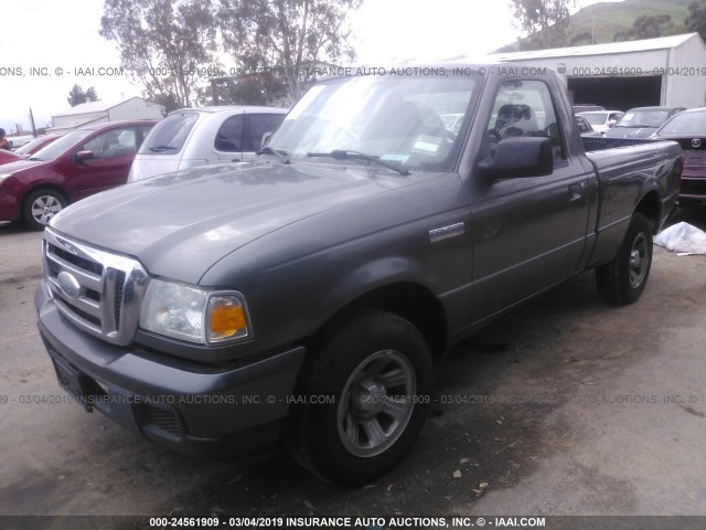 1FTYR10D37PA08533 - 2007 FORD RANGER GRAY photo 2