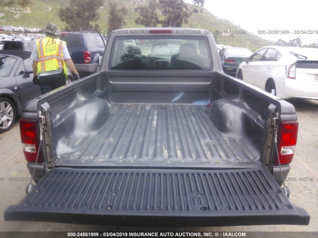 1FTYR10D37PA08533 - 2007 FORD RANGER GRAY photo 8