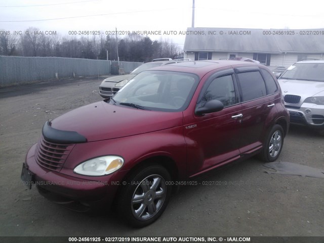 3C8FY68B54T254483 - 2004 CHRYSLER PT CRUISER LIMITED RED photo 2