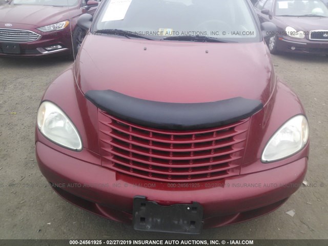 3C8FY68B54T254483 - 2004 CHRYSLER PT CRUISER LIMITED RED photo 6