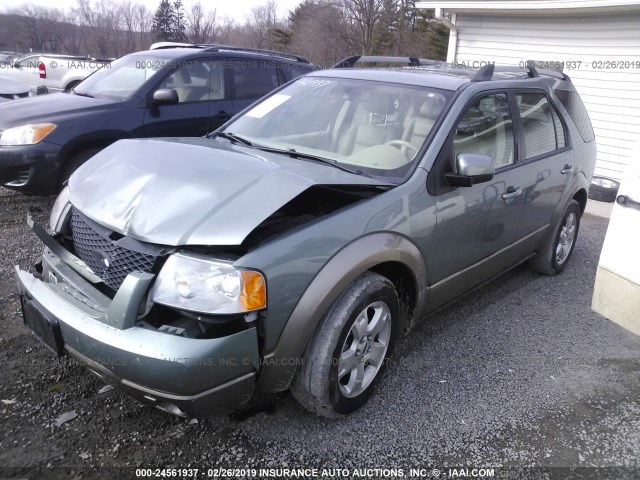 1FMDK02146GA01018 - 2006 FORD FREESTYLE SEL GREEN photo 2