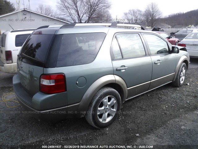 1FMDK02146GA01018 - 2006 FORD FREESTYLE SEL GREEN photo 4