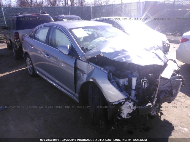 5NPE34AF0GH285125 - 2016 HYUNDAI SONATA SPORT/LIMITED GRAY photo 1