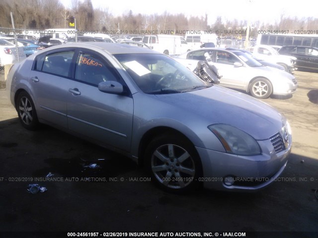 1N4BA41EX5C867991 - 2005 NISSAN MAXIMA SE/SL SILVER photo 1