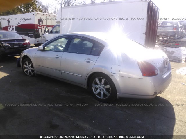 1N4BA41EX5C867991 - 2005 NISSAN MAXIMA SE/SL SILVER photo 3