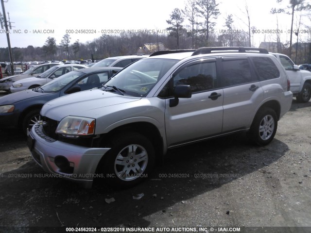 4A4MN21S08E043405 - 2008 MITSUBISHI ENDEAVOR LS SILVER photo 2