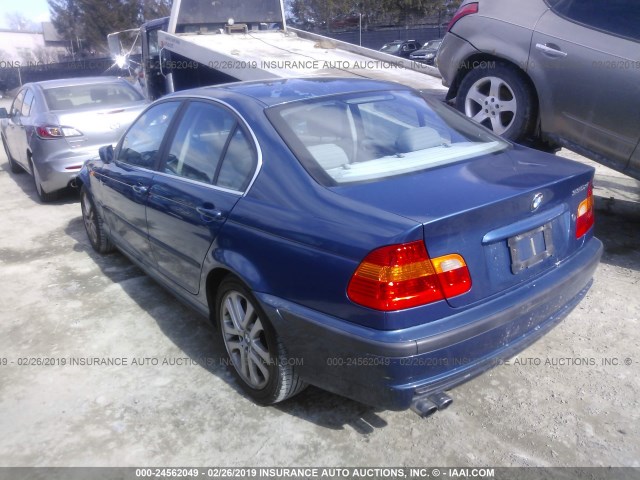 WBAEW53412PG09298 - 2002 BMW 330 XI BLUE photo 3