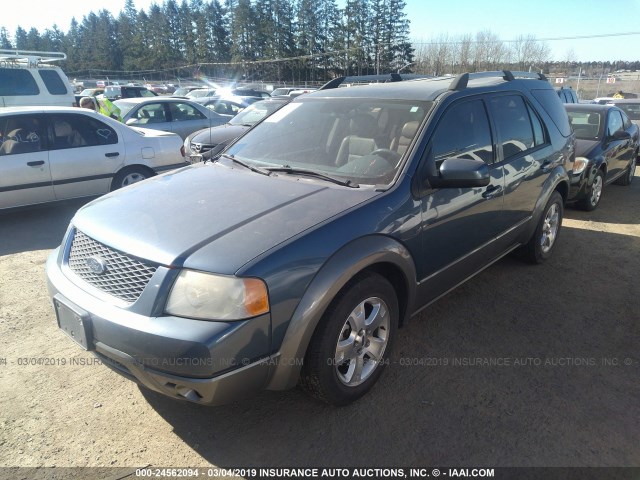 1FMZK05145GA02492 - 2005 FORD FREESTYLE SEL TEAL photo 2