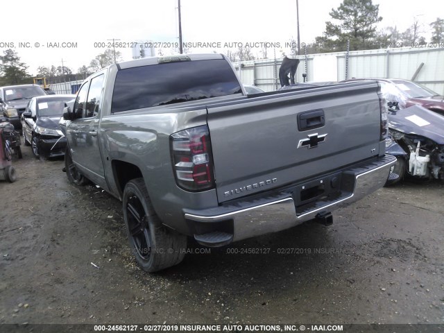 3GCPCREH4HG353275 - 2017 CHEVROLET SILVERADO C1500 LT GRAY photo 3