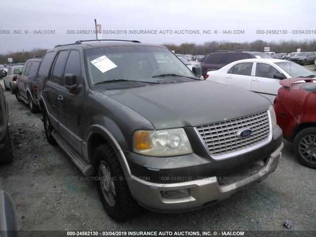 1FMPU17L13LB09896 - 2003 FORD EXPEDITION EDDIE BAUER GREEN photo 1