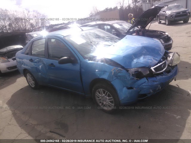 1FAFP34N27W190698 - 2007 FORD FOCUS ZX4/S/SE/SES ლურჯი ფოტო 1