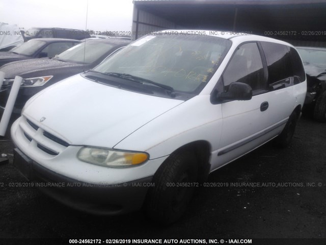 2B4FP25B3YR632906 - 2000 DODGE CARAVAN WHITE photo 2