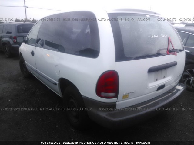 2B4FP25B3YR632906 - 2000 DODGE CARAVAN WHITE photo 3