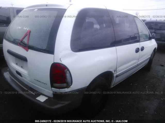 2B4FP25B3YR632906 - 2000 DODGE CARAVAN WHITE photo 4