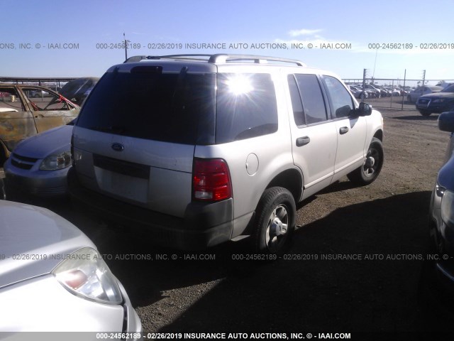 1FMZU72K03ZB18368 - 2003 FORD EXPLORER XLS/XLS SPORT SILVER photo 4